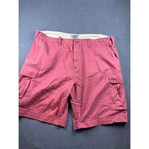The Foundry Supply Co. Mens Cargo‎ Shorts Size 46 Red Casual Outdoor